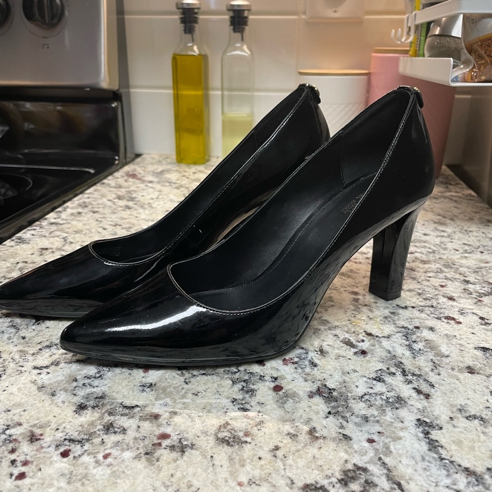 Michael Kors Black High Heels Pointed Toe